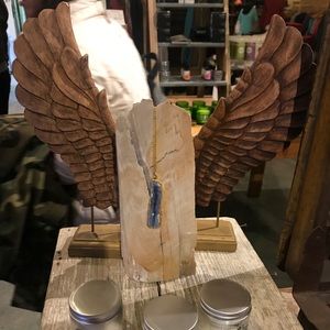 Angel wings decorative piece jewelry display